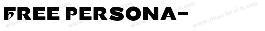 Free Persona字体转换